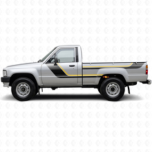 Twin Stripes Door and Rear Side Vinyl Decal Kit for Toyota Hilux 1983-1988 2