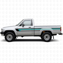 Triple Stripes Door Side Vinyl Decal for Toyota Hilux 1983-1988 2