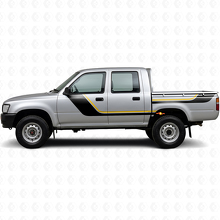 Twin Stripes Door and Rear Side Vinyl Decal Kit for Toyota Hilux 1988-1997 2