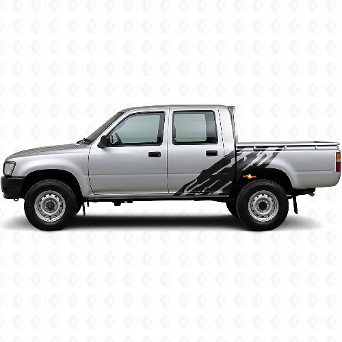 Mud Splash Graphic Side Vinyl Decal for Toyota Hilux 1988-1997 1