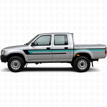 Triple Stripes Door Side Vinyl Decal for Toyota Hilux 1988-1997 2