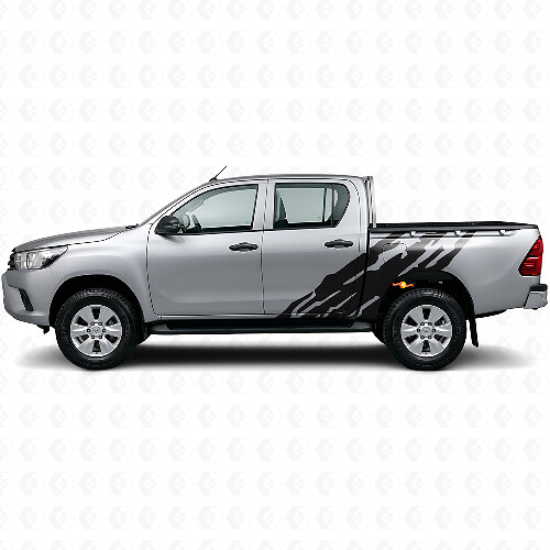 Mud Splash Graphic Side Vinyl Decal for Toyota Hilux 2015+ 1