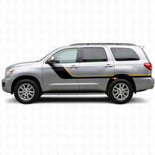 Twin Stripes Side Vinyl Decal Kit for Toyota Sequoia 2007-2022 2