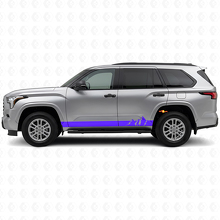 Mountains Wide Stripes Rocker Panel Vinyl Decal for Toyota Sequoia 2022+ 2