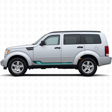 Vintage Style Side Stripes Vinyl Decal for Dodge Nitro 2007-2011 2
