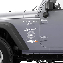 Zombie Outbreak Response Team Vinyl Decal Kit for Jeep Wrangler Rubicon 2