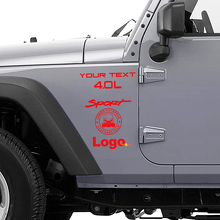 Zombie Outbreak Response Team Vinyl Decal Kit for Jeep Wrangler Rubicon 3