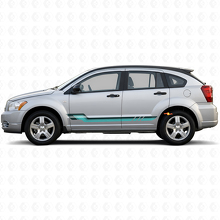 Vintage Style Side Stripes Vinyl Decal for Dodge Caliber 2007-2012 2