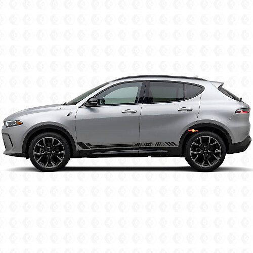 Honeycomb Stripes Side Vinyl Decal for Dodge Hornet 2023+ 1
