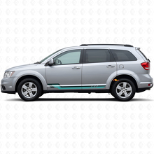 Vintage Style Side Stripes Vinyl Decal for Dodge Journey 2009-2020 2