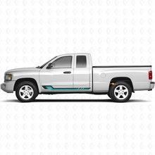Vintage Style Side Stripes Vinyl Decal for Dodge Dakota 2005-2011 2