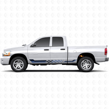 Checkered Flag Side Stripes Vinyl Decal for Dodge Ram 1500 2002-2008 2
