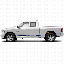 Checkered Flag Side Stripes Vinyl Decal for Dodge Ram 1500 2011-2018 2