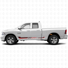 Checkered Flag Side Stripes Vinyl Decal for Dodge Ram 1500 2011-2018 3