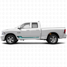 Vintage Style Side Stripes Vinyl Decal for Dodge Ram 1500 2011-2018 2