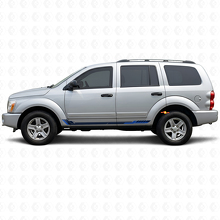 Racing Style Side Stripes Vinyl Decal for Dodge Durango 2004-2009 2
