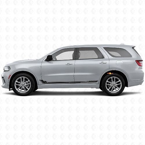 Racing Style Side Stripes Vinyl Decal for Dodge Durango 2011+ 1