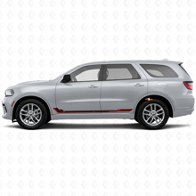 Racing Style Side Stripes Vinyl Decal for Dodge Durango 2011+ 3