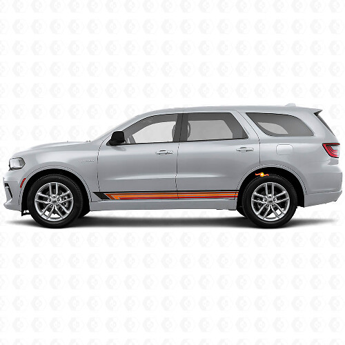 Vintage Straight Stripes Side Vinyl Decal for Durango 2011+