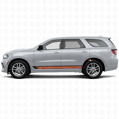 Vintage Straight Stripes Side Vinyl Decal Kit for Durango 2011+