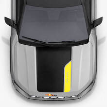 Blackout 4x4 Hood Vinyl Decals for Jeep Compass 2026 3