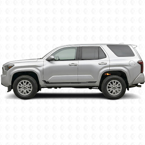 Racing Style Side Stripes Vinyl Decal for Toyota 4Runner 2024+ 1