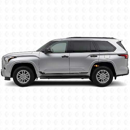 Racing Style Side Stripes Vinyl Decal for Toyota Sequoia 2022+ 1