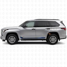 Racing Style Side Stripes Vinyl Decal for Toyota Sequoia 2022+ 2