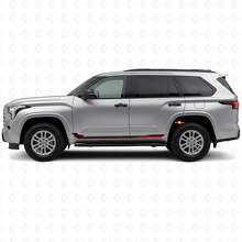 Racing Style Side Stripes Vinyl Decal for Toyota Sequoia 2022+ 3
