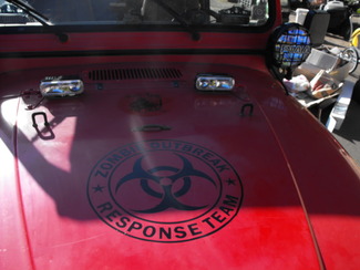 Jeep Rubicon Wrangler Zombie Outbreak Response Team Wrangler Decal #1