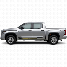Curved Stripes Rocker Panel Vinyl Decal for Toyota Tundra 2022+ 2
