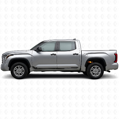 Racing Style Side Stripes Vinyl Decal for Toyota Tundra 2022+