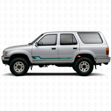 Vintage Style Side Stripes Vinyl Decal for Toyota 4Runner 1989-1995_2