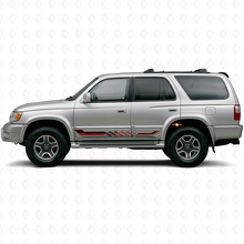 Checkered Flag Side Stripes Vinyl Decal for Toyota 4Runner 1995-2002_3