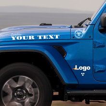 Zombie Style Logo Vinyl Decal Kit for Jeep Wrangler Rubicon 2