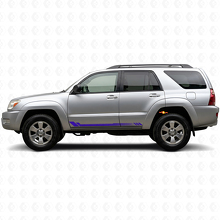 Honeycomb Stripes Side Vinyl Decal for Toyota 4Runner 2002-2009_2