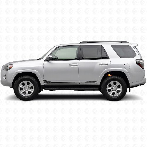 Racing Style Side Stripes Vinyl Decal for Toyota 4Runner 2009-2024