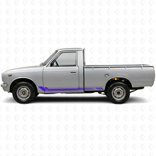 Honeycomb Stripes Side Vinyl Decal for Toyota Hilux 1968-1972_2