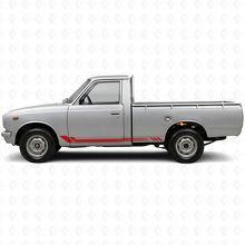 Honeycomb Stripes Side Vinyl Decal for Toyota Hilux 1968-1972_3