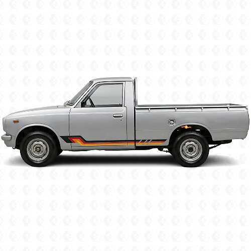 Vintage Style Side Stripes Vinyl Decal for Toyota Hilux 1968-1972_1