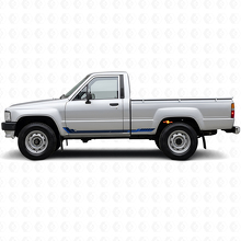 Racing Style Side Stripes Vinyl Decal for Toyota Hilux 1983-1988_2