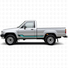 Vintage Style Side Stripes Vinyl Decal for Toyota Hilux 1983-1988_2