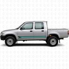 Vintage Straight Stripes Side Vinyl Decal for Toyota Hilux 1988-1997_2