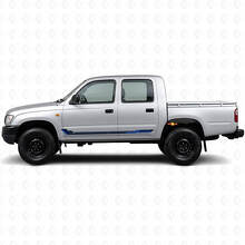 Racing Style Side Stripes Vinyl Decal for Toyota Hilux 1997-2004_2