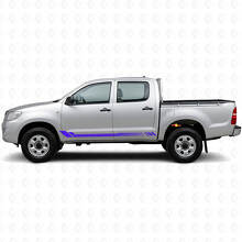 Honeycomb Stripes Side Vinyl Decal for Toyota Hilux 2004-2015_2