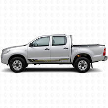 Curved Stripes Rocker Panel Vinyl Decal for Toyota Hilux 2004-2015_2