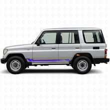 Honeycomb Stripes Side Vinyl Decal for Toyota Land Cruiser Prado 1990-1996_2