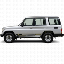 Curved Stripes Rocker Panel Vinyl Decal for Toyota Land Cruiser Prado 1990-1996_2