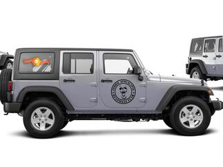 Jeep Rubicon Wrangler Zombie Outbreak Response Team Wrangler Decal#13