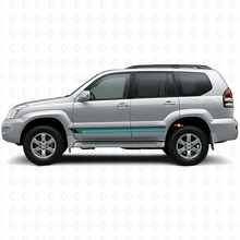 Vintage Straight Stripes Side Vinyl Decal for Toyota Land Cruiser Prado 2002-2009_2